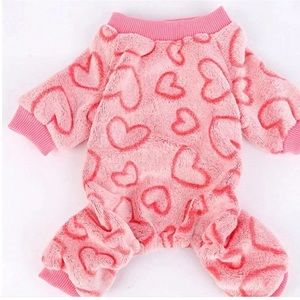 💕 BRAND NEW 💕 Pink Valentines Day 4 Legged Pet Pj